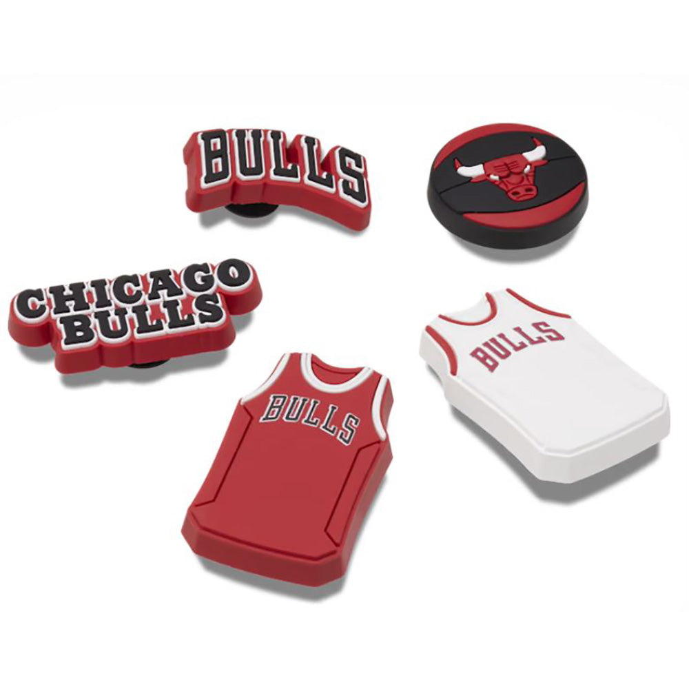 Crocs NBA Chicago Bulls 5 Pack Jibbitz