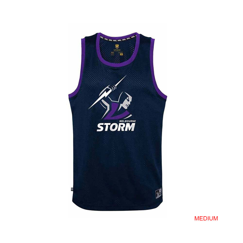 Outerstuff NRL Storm Mesh Singlet Mens