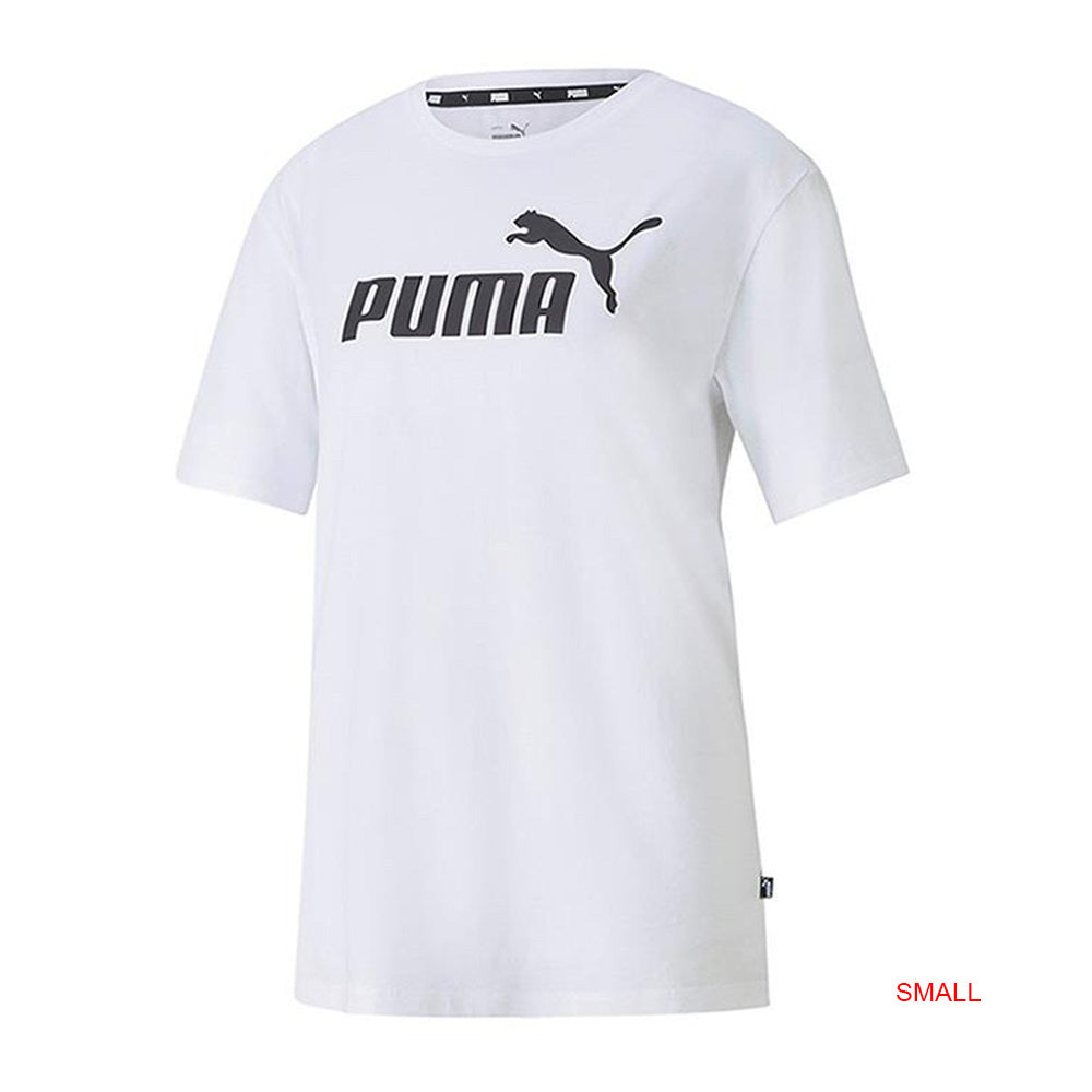 Puma Essentials Logo Boyfriend Tee Womens