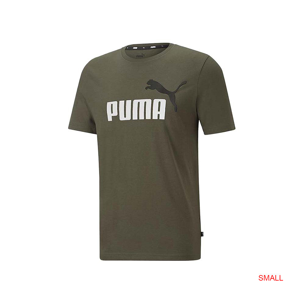 Puma Essentials+ 2 Colour Logo Tee Mens