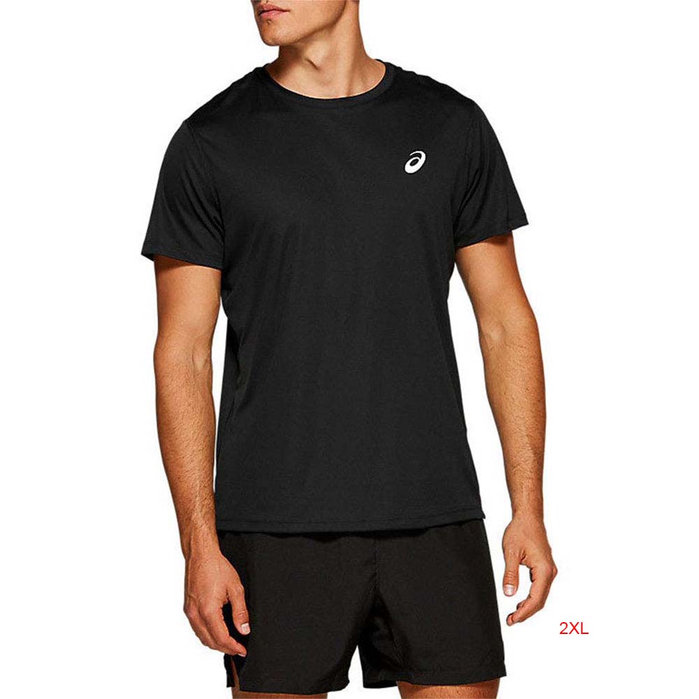 Asics Silver Short Sleeve Mens