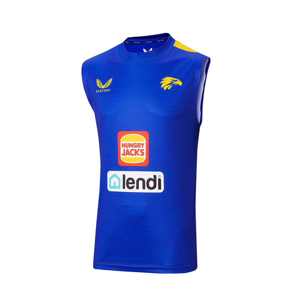 West Coast Eagles Training Singlet Mens 2022