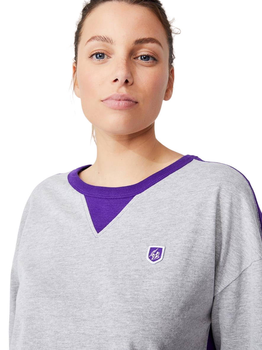 Cotton On NRL Storm Chopped Long Sleeve Womens