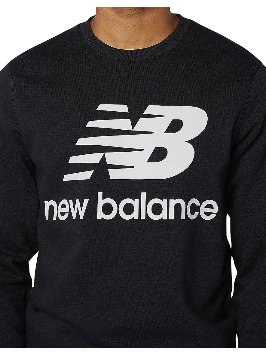 New Balance Essentials Stacked Logo Crew Mens