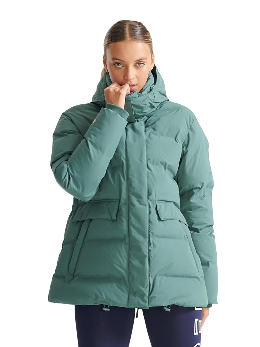 Superdry Train Boxy Puffer Jacket Womens