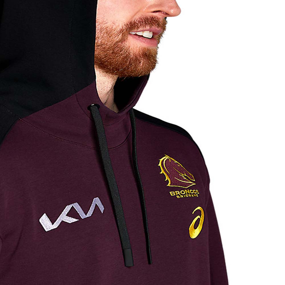 Brisbane Broncos Mens Team Hoodie 2022