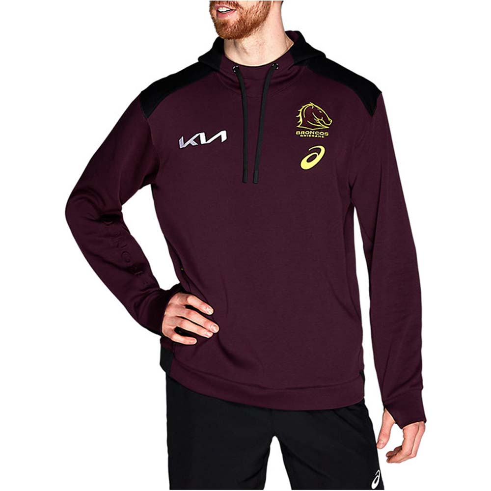 Brisbane Broncos Mens Team Hoodie 2022