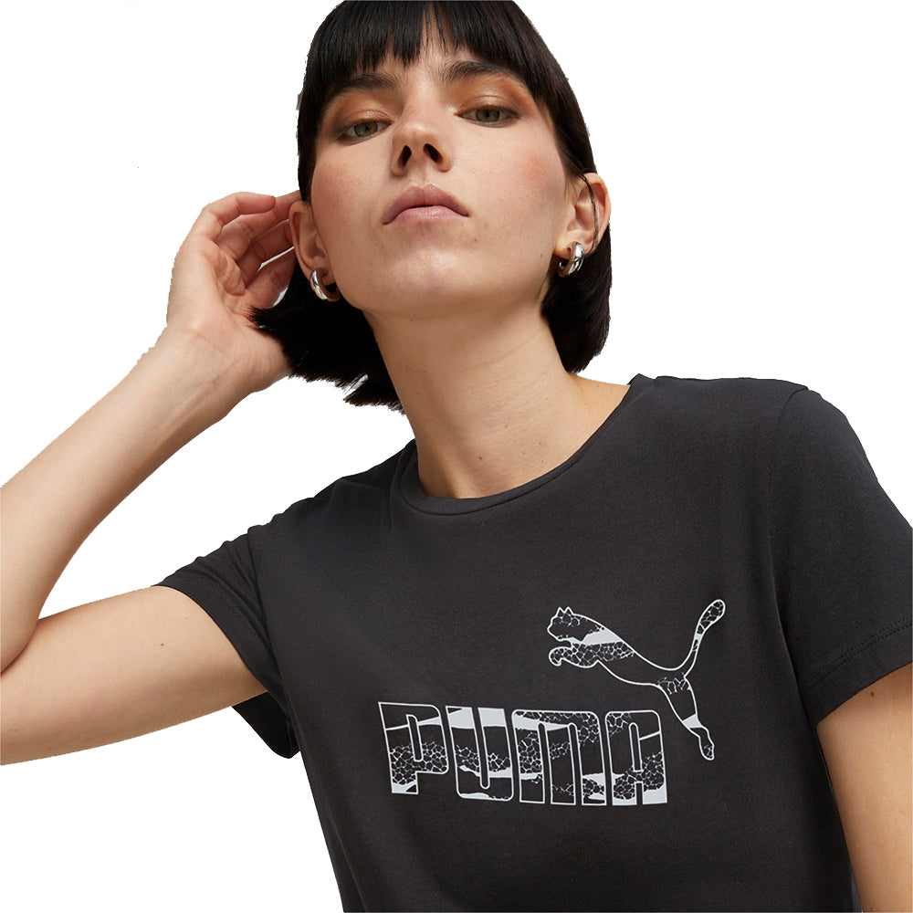 Puma Essentials+ Animal Logo Tee Womens