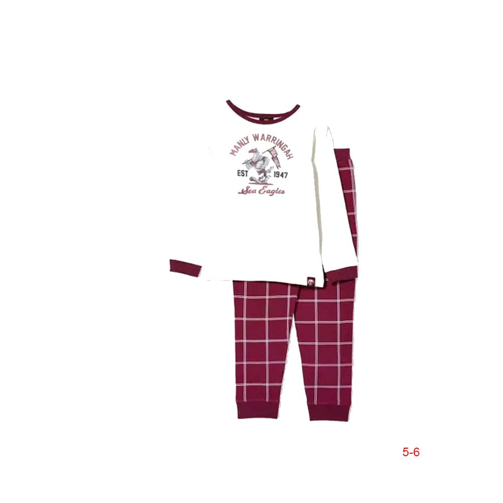 Cotton On NRL Sea Eagles Mascot LS Pyjama Set Kids