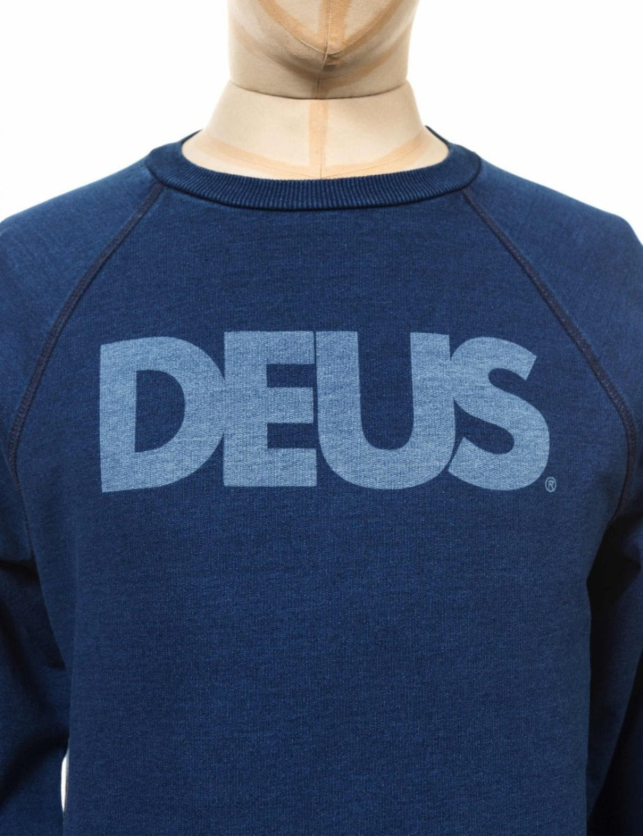 Deus Ex Machina All Caps Indigo Crew Mens