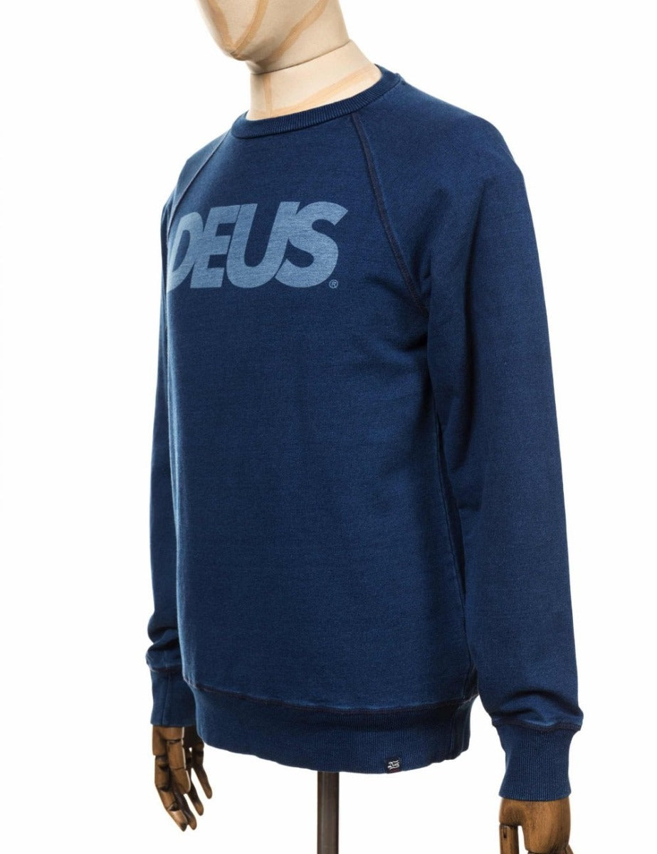 Deus Ex Machina All Caps Indigo Crew Mens