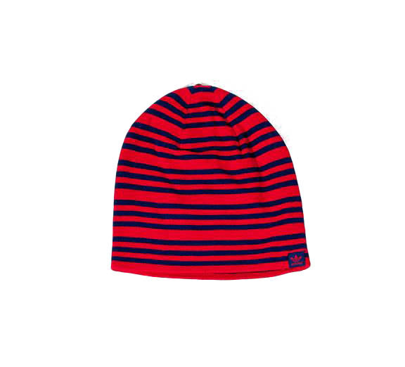 Adidas Blue Red Striped Beanie