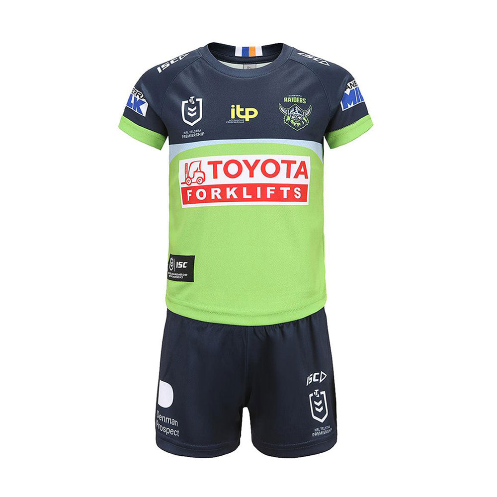 Canberra Raiders Home Jersey Set Toddlers 2022