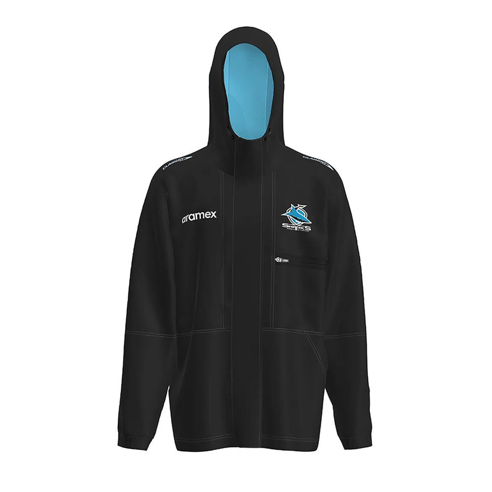 Cronulla Sharks 2023 Wet Weather Jacket Mens