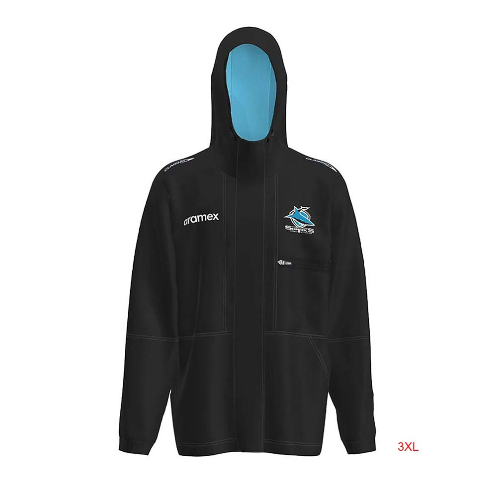 Cronulla Sharks 2023 Wet Weather Jacket Mens