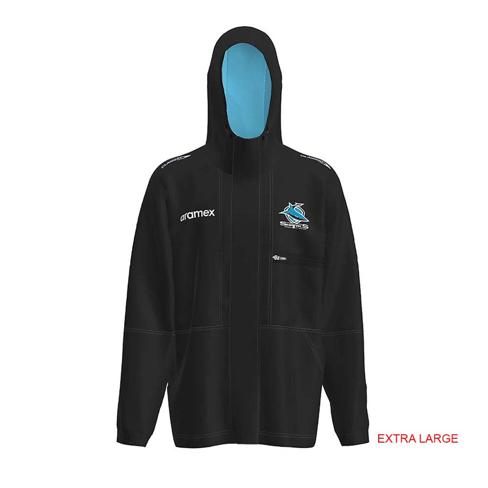 Cronulla Sharks 2023 Wet Weather Jacket Mens