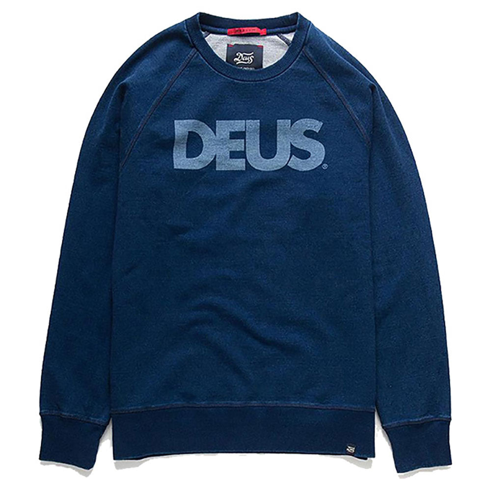 Deus Ex Machina All Caps Indigo Crew Mens