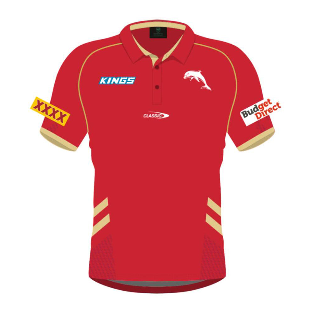 Dolphins NRL 2023 Players Polo Mens