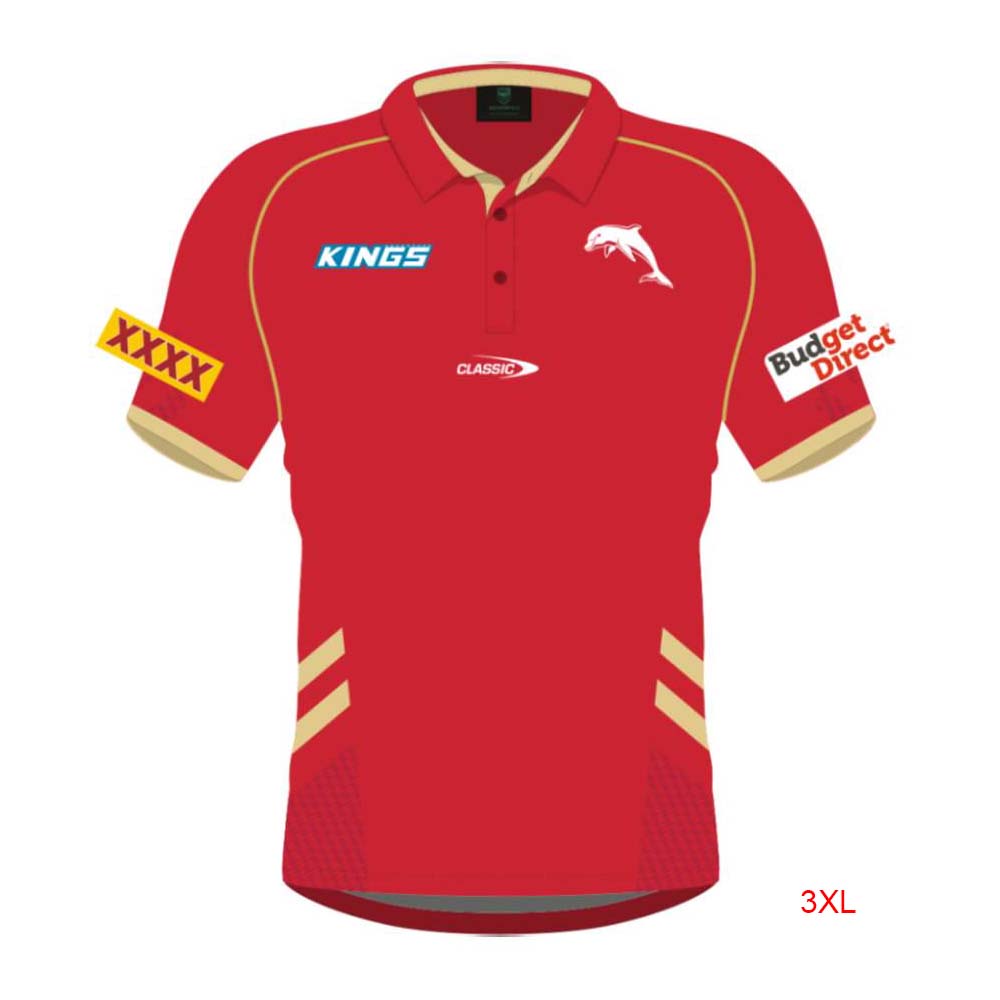 Dolphins NRL 2023 Players Polo Mens