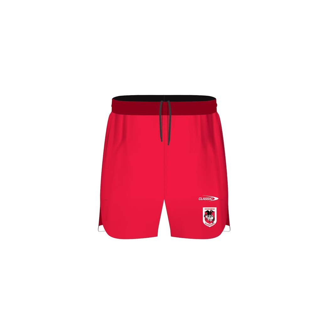 St George Dragons Youth Training Shorts 2021