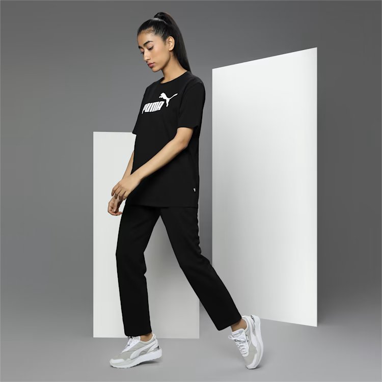 Puma Essentials Logo Boyfriend Tee Womens