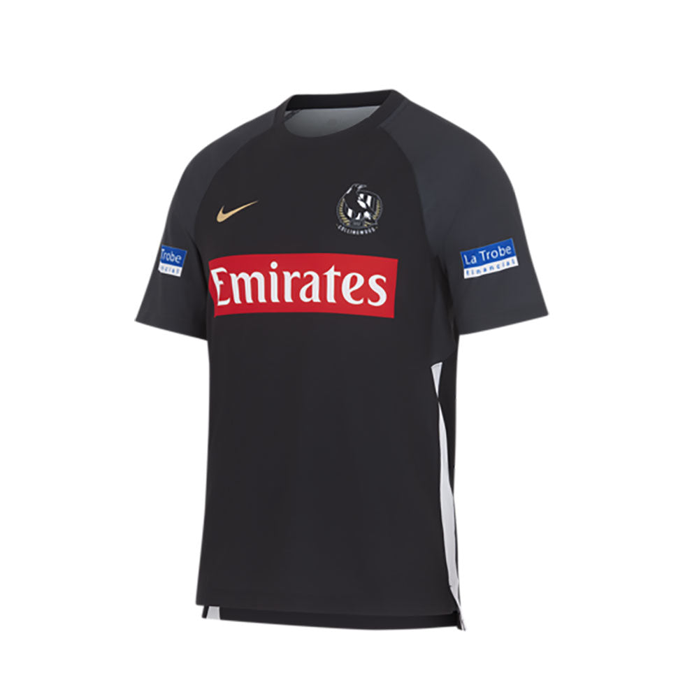 Collingwood AFL Training Jersey SS Mens