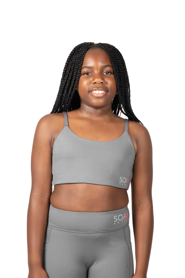 Soar Active Everyday Reversible Crop Girls