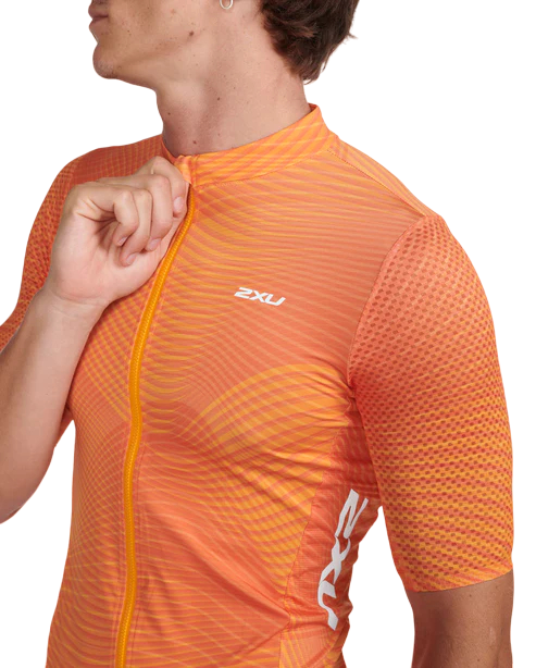 2XU Aero Cycle Short Sleeve Jersey Mens