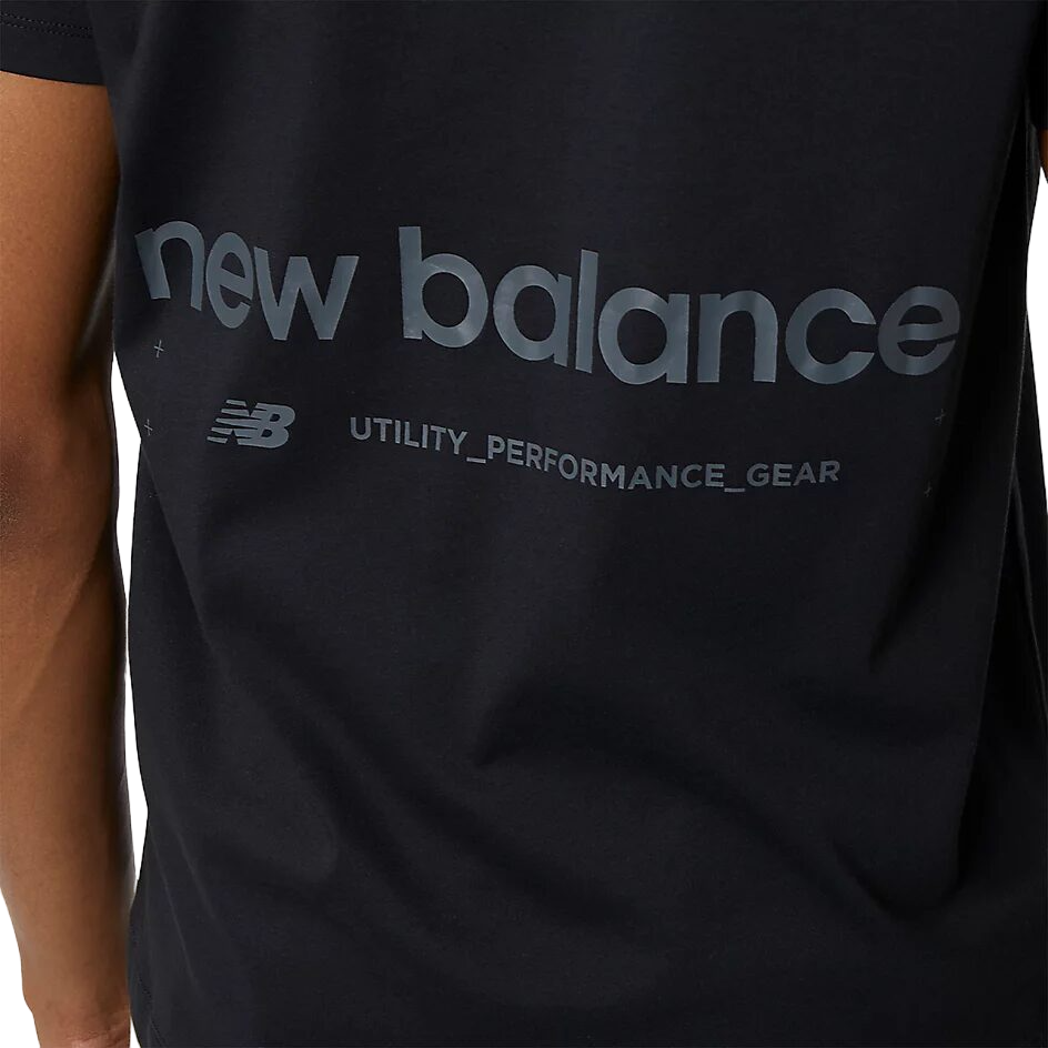 New Balance Graphic Heathertech Tee Mens