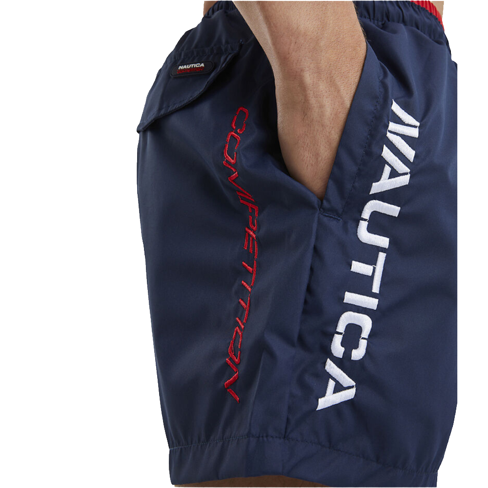 Nautica Merritt 4 Inch Swim Short Mens