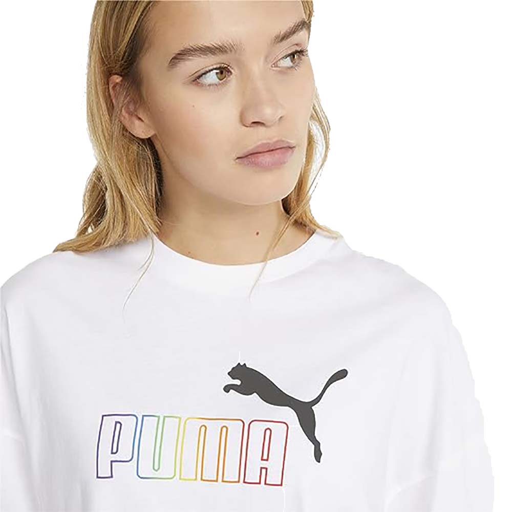 Puma ESS+ Rainbow Tee Womens