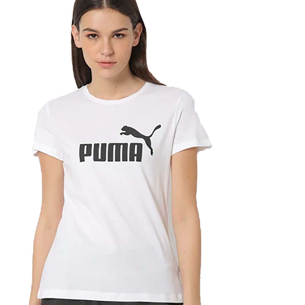 Puma Essentials Logo Boyfriend Tee Womens