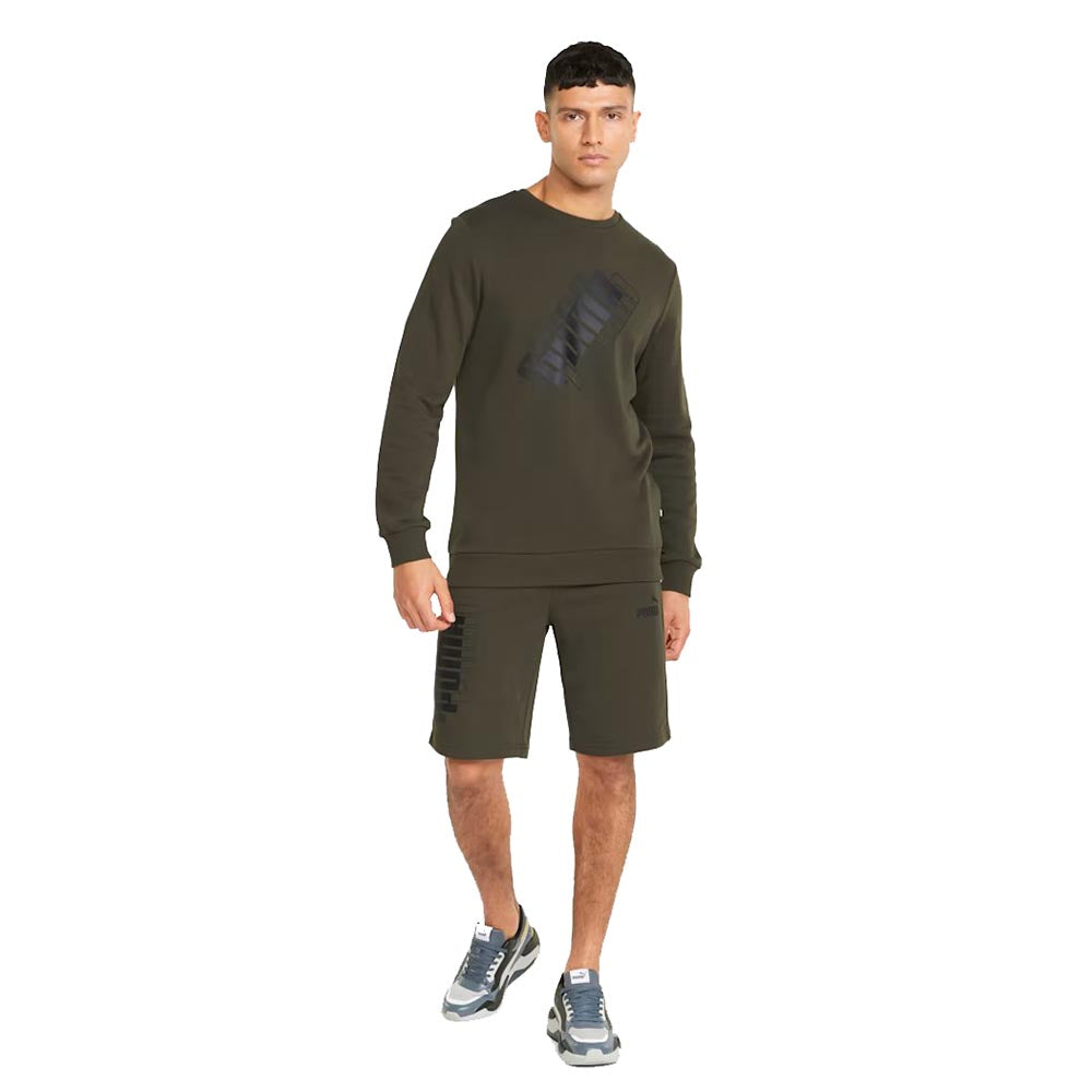 Puma Power Logo Crew Track Mens