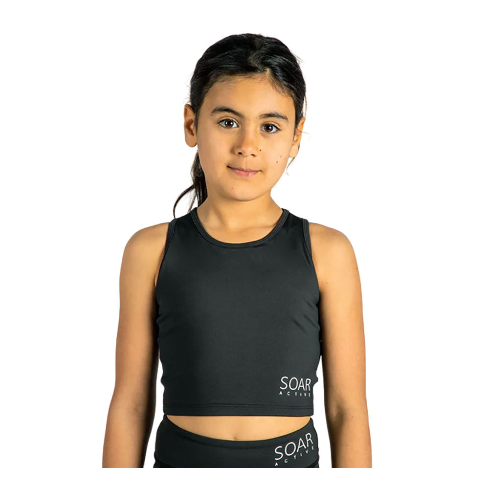 Soar Active Crop Tee Girls