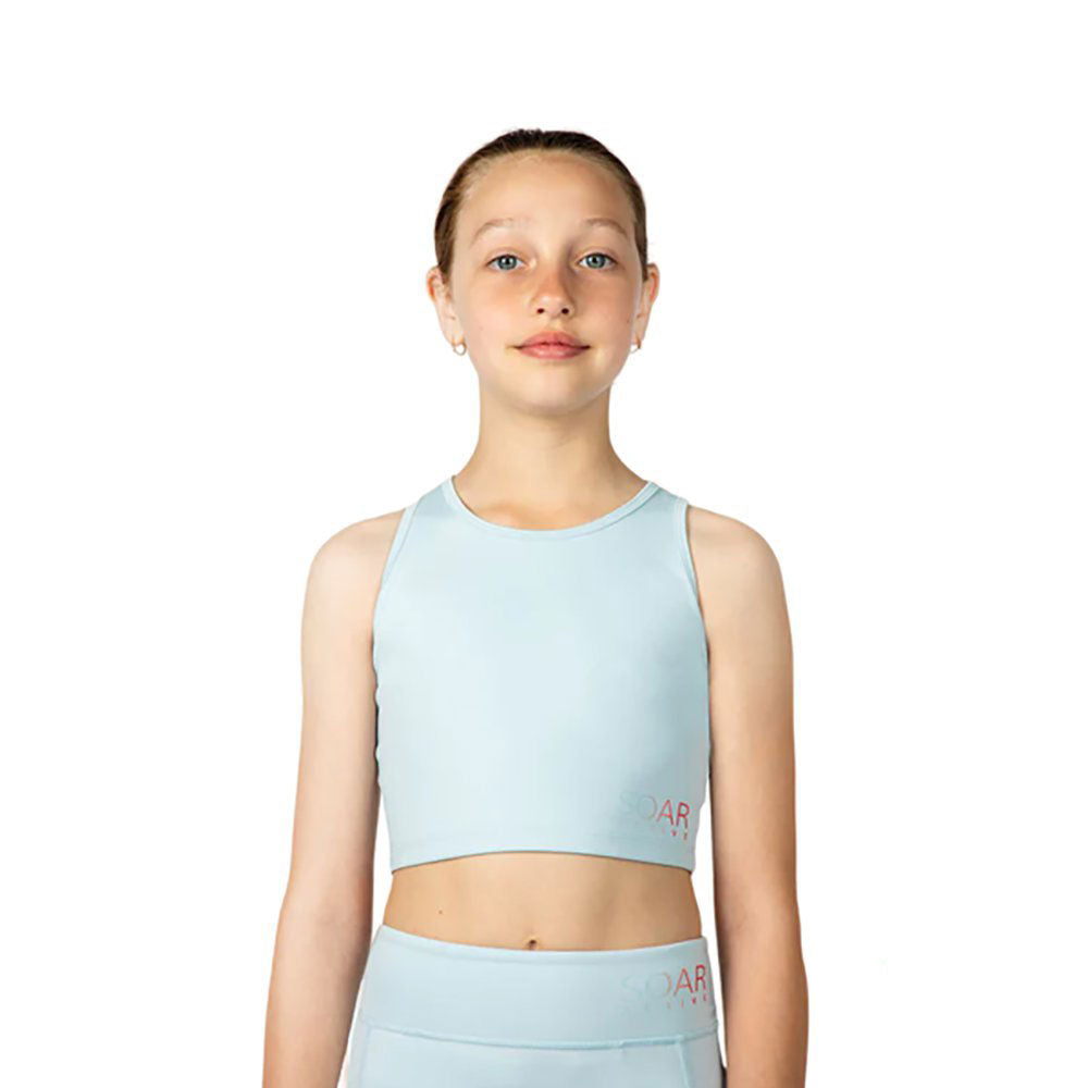 Soar Active Crop Tee Girls