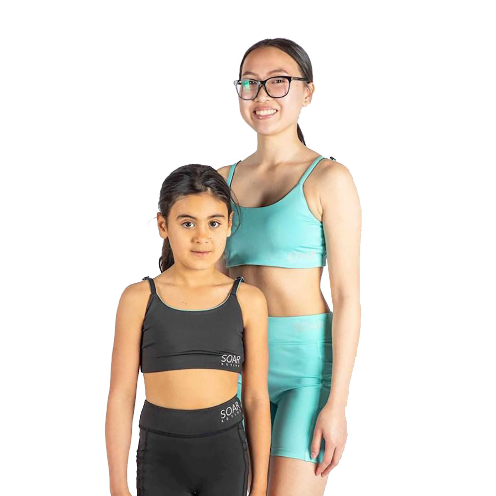 Soar Active Everyday Reversible Crop Girls