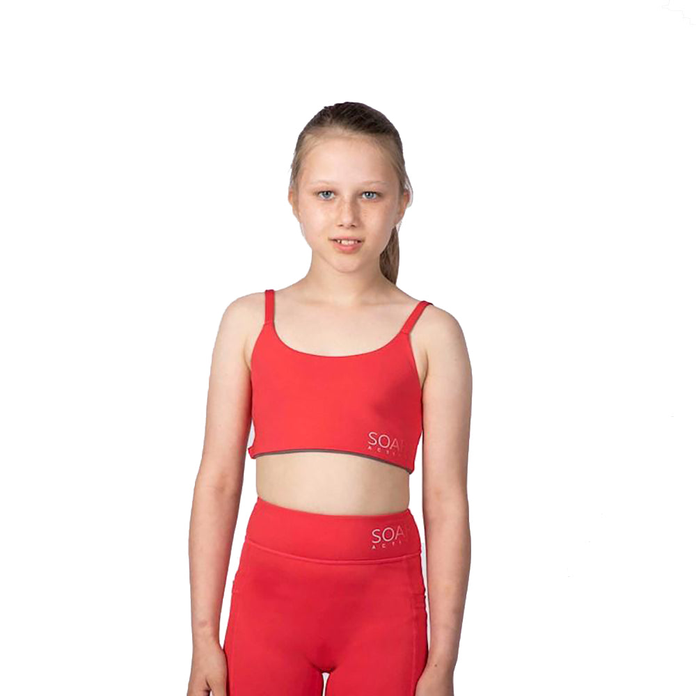 Soar Active Everyday Reversible Crop Girls