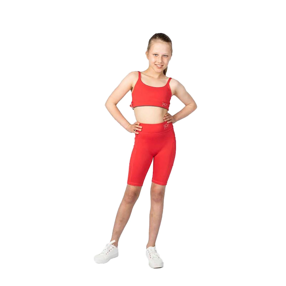 Soar Active Everyday Reversible Crop Girls