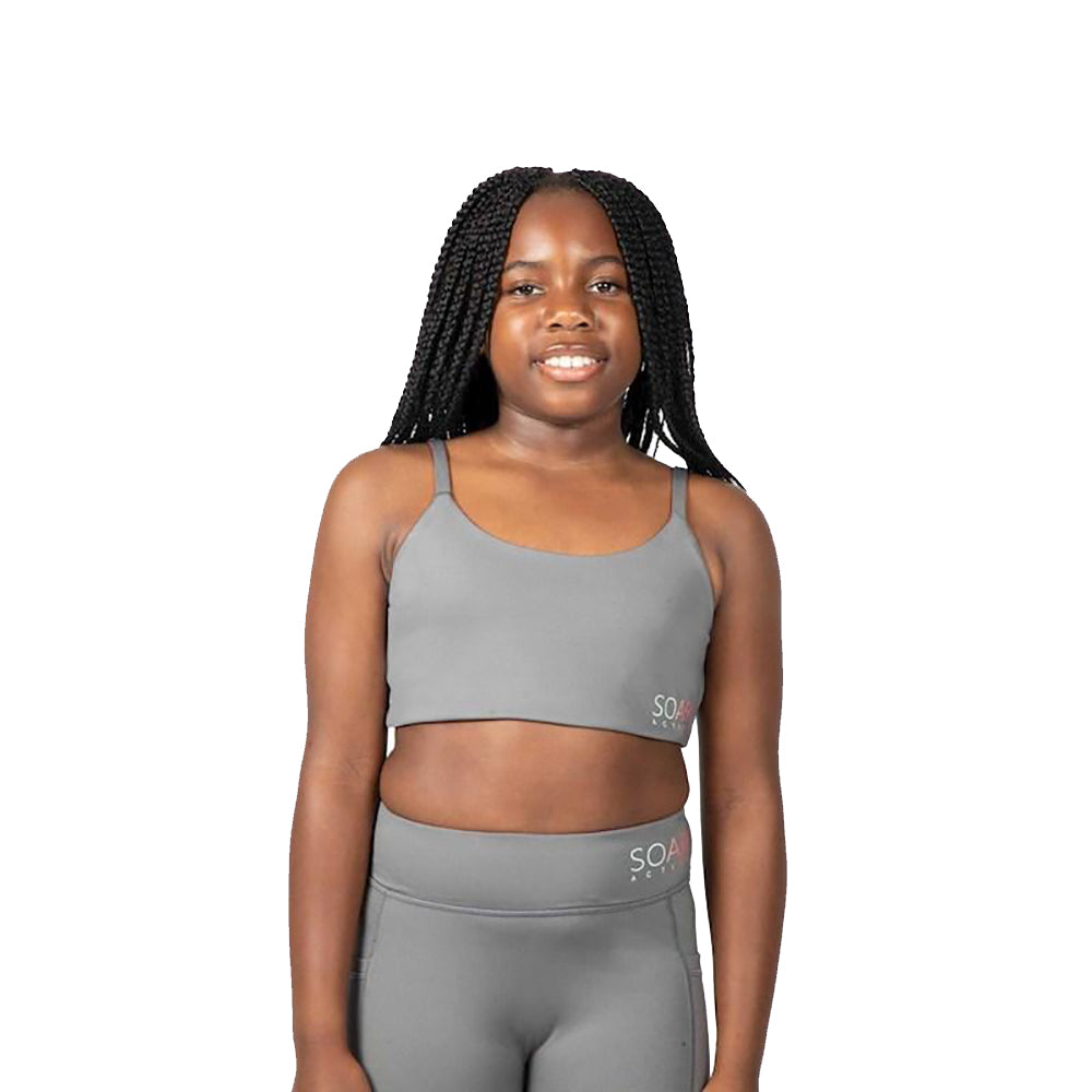 Soar Active Everyday Reversible Crop Girls