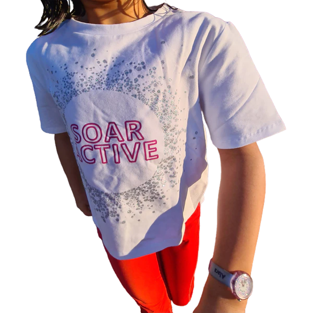 Soar Active Glitterbomb Tee Girls