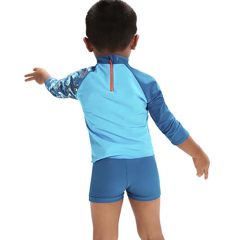 Speedo Boys Longsleeve Printed Rashtop