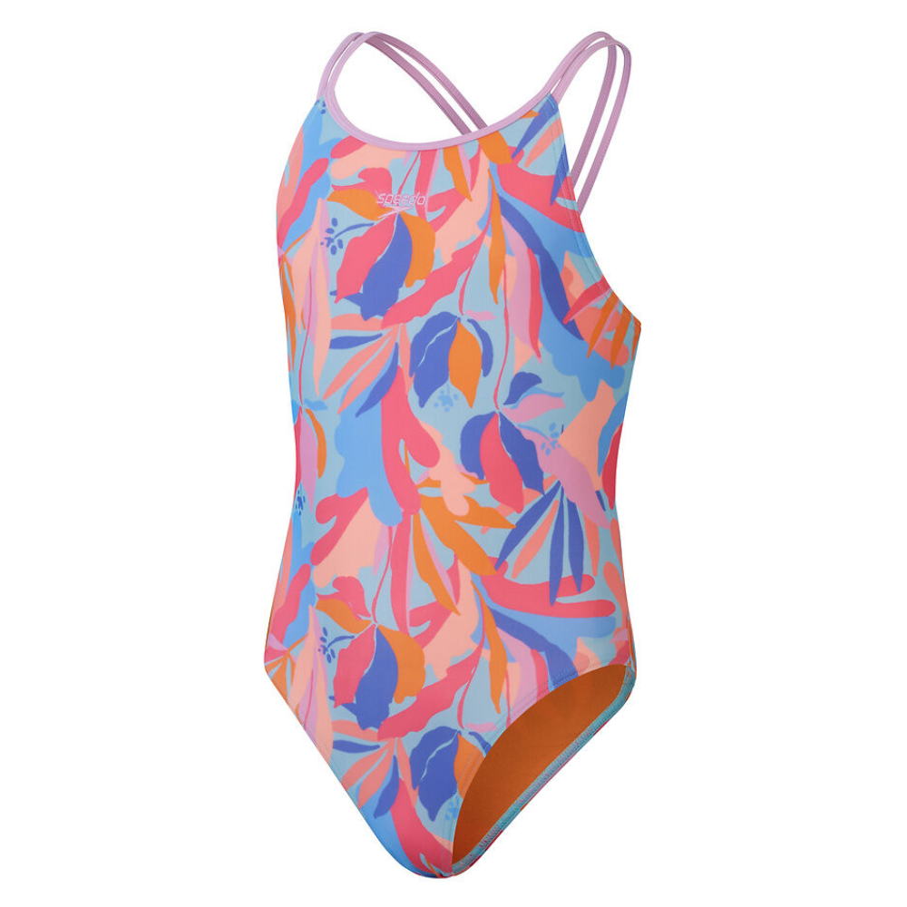 Speedo Printed Twinstrap Girls