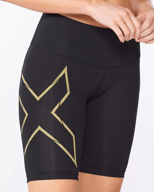 2XU Light Speed Mid Rise Compression Short Womens